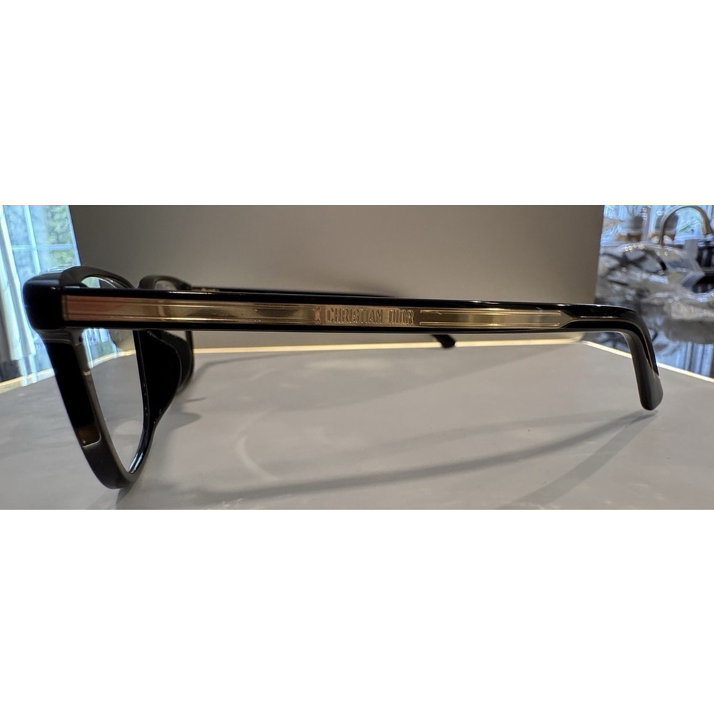 Christian Dior Diorspirito S2f black and Gold Eyeglasses with case - Picture 2 of 4